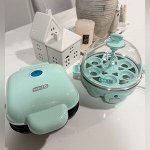 Dash Aqua Sous Vide Style Egg Bite + Egg Patty Maker Hard Boiled Egg Cooker Set